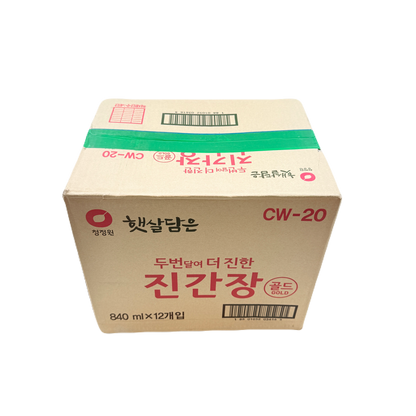 DS SOY SAUCE (840ML*12) 청정원 진간장