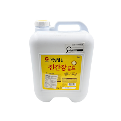DS SOY SAUCE (15L*1) 청정원 자연 숙성 진간장 골드
