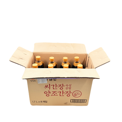 DS SOY SAUCE (1.7L*8) 청정원 씨간장 숙성 양조간장
