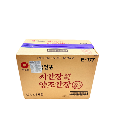 DS SOY SAUCE (1.7L*8) 청정원 씨간장 숙성 양조간장