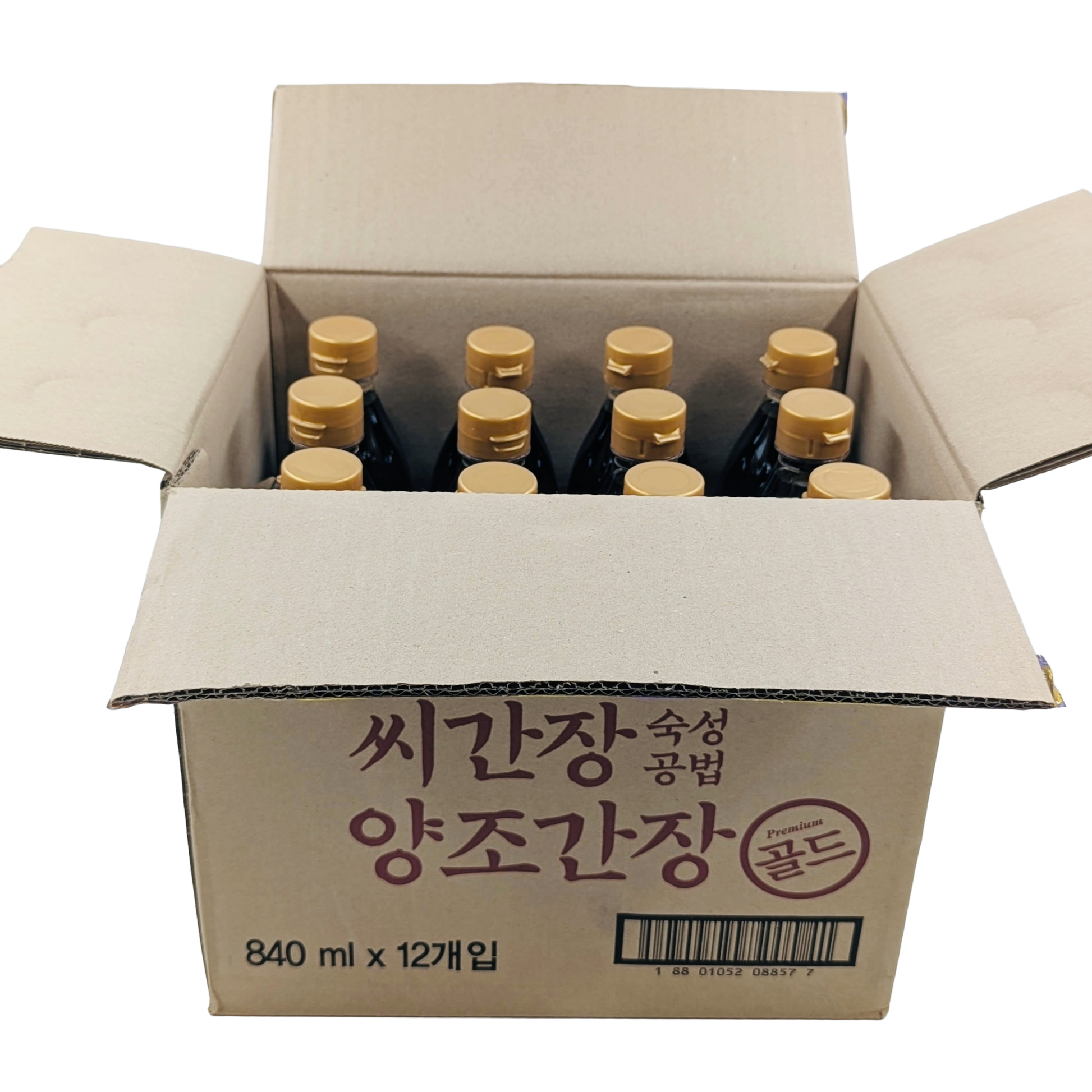DS SOY SAUCE (840ML*12) 청정원 씨간장 숙성 양조간장