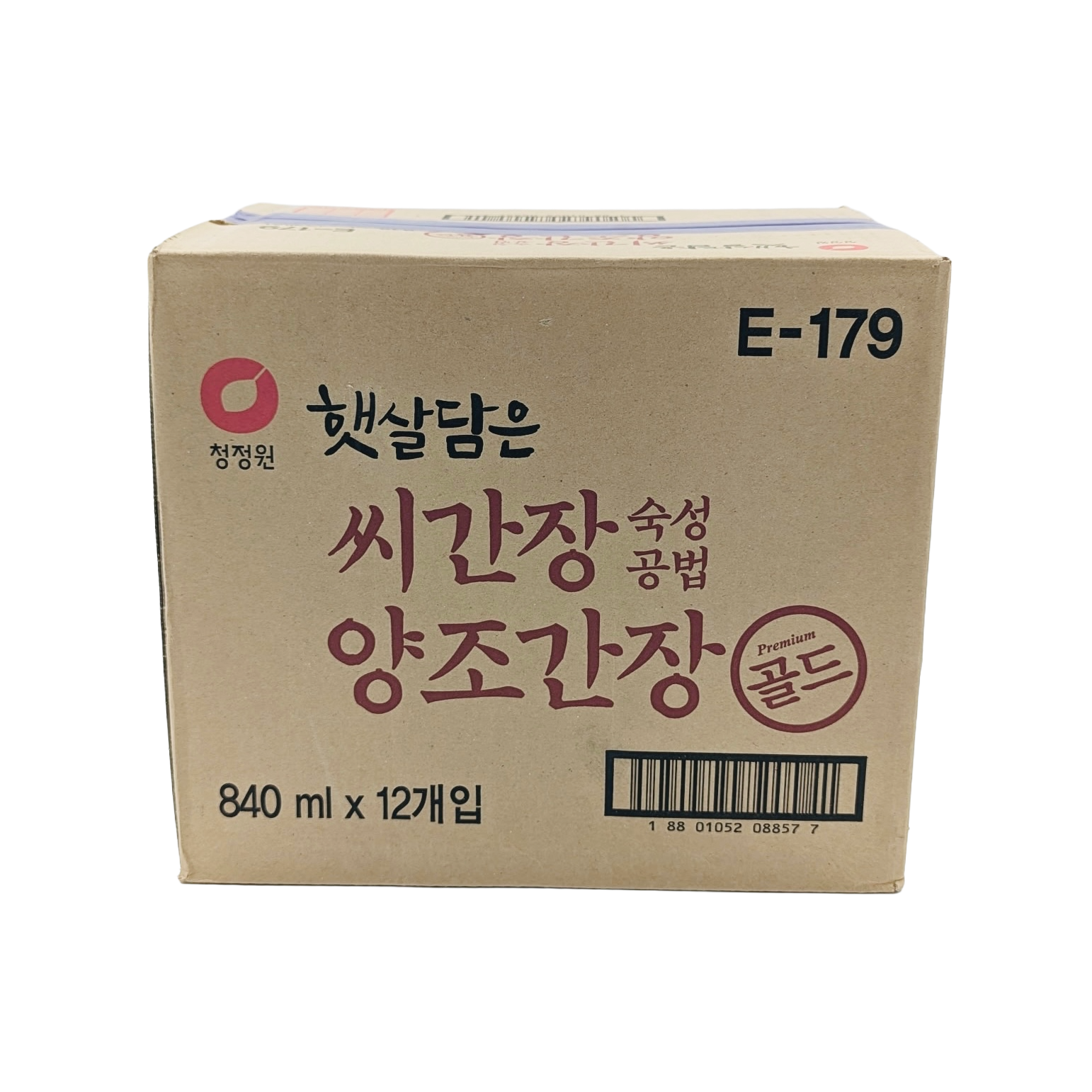 DS SOY SAUCE (840ML*12) 청정원 씨간장 숙성 양조간장