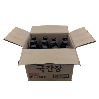 DS SOY SAUCE (840ML*12) 청정원 자연숙성 국간장