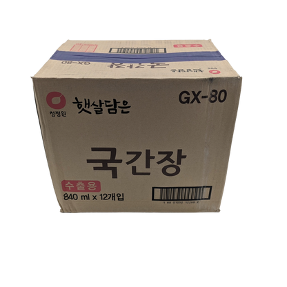 DS SOY SAUCE (840ML*12) 청정원 자연숙성 국간장
