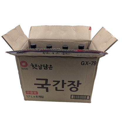 DS SOY SAUCE (1.7L*8) 청정원 자연숙성 국간장