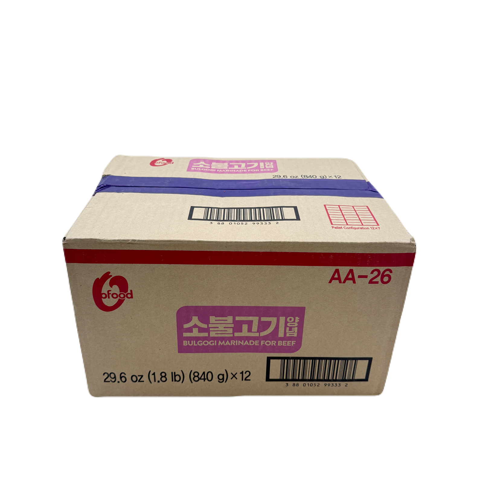 DS BULGOGI SAUCE (840G*12) 청정원 소 불고기 양념