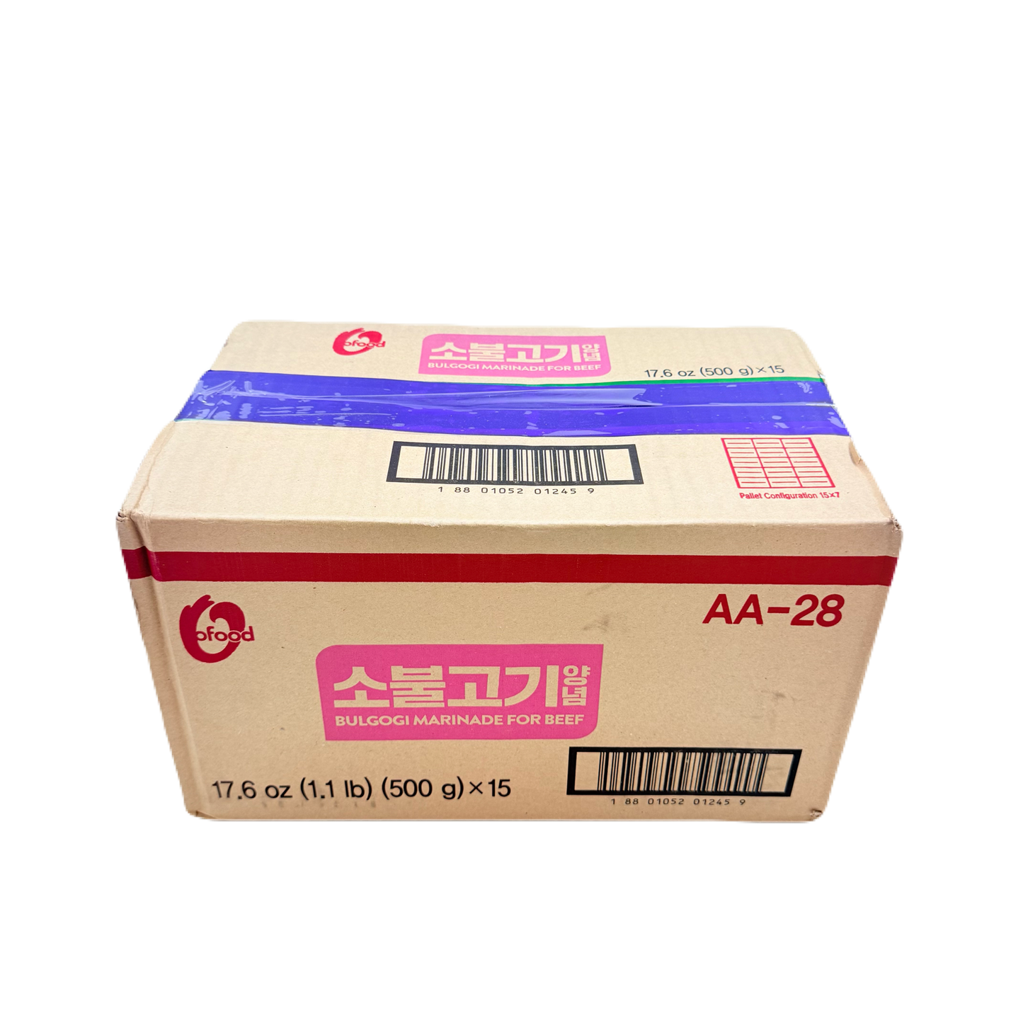 DS BULGOGI SAUCE (500G*15) 청정원 소 불고기 양념