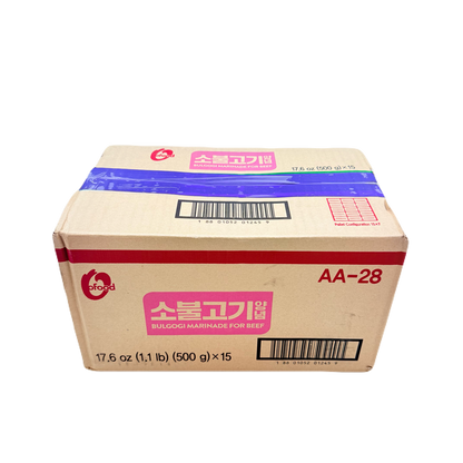 DS BULGOGI SAUCE (500G*15) 청정원 소 불고기 양념