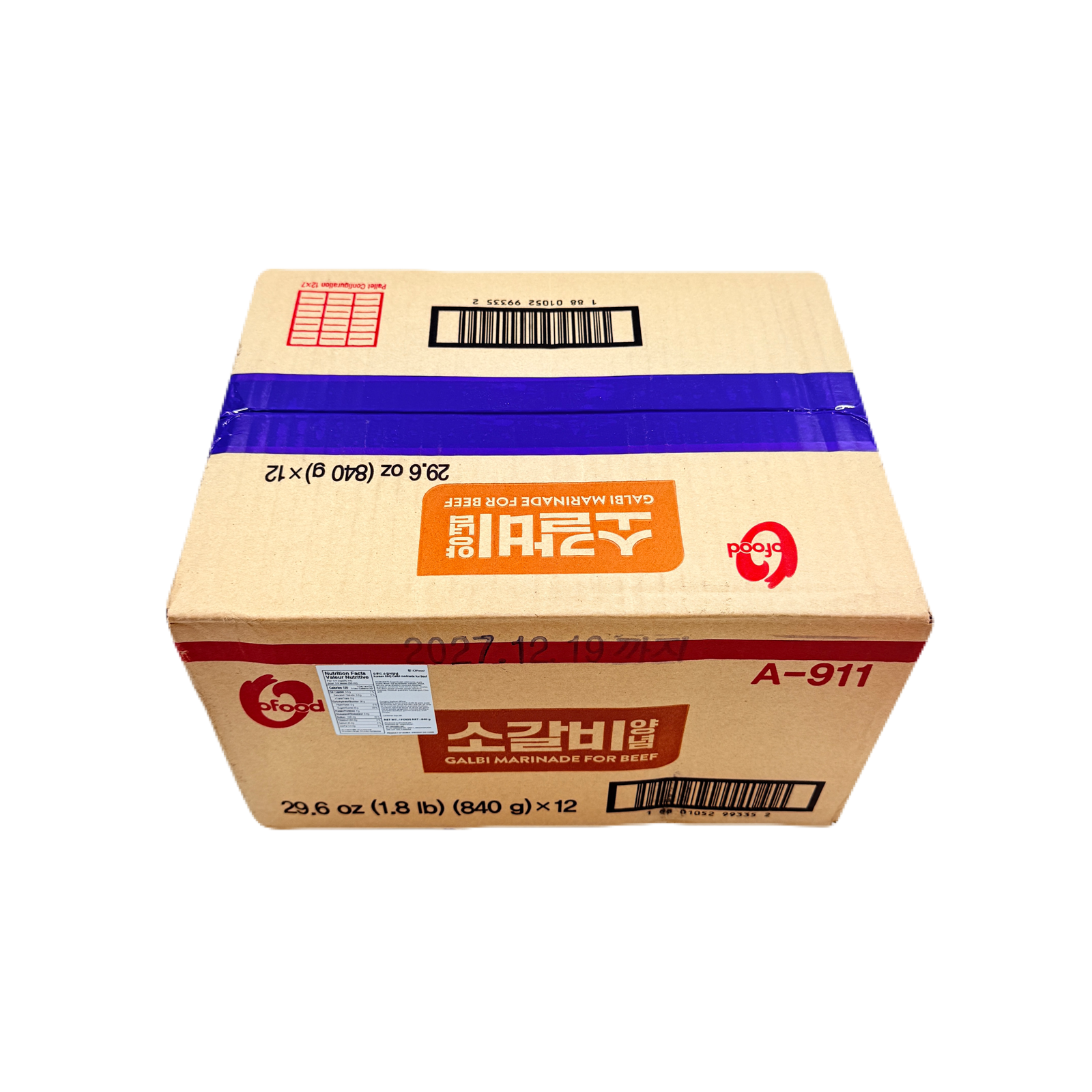 DS KALBI SAUCE (840G*12) 청정원 소갈비 양념