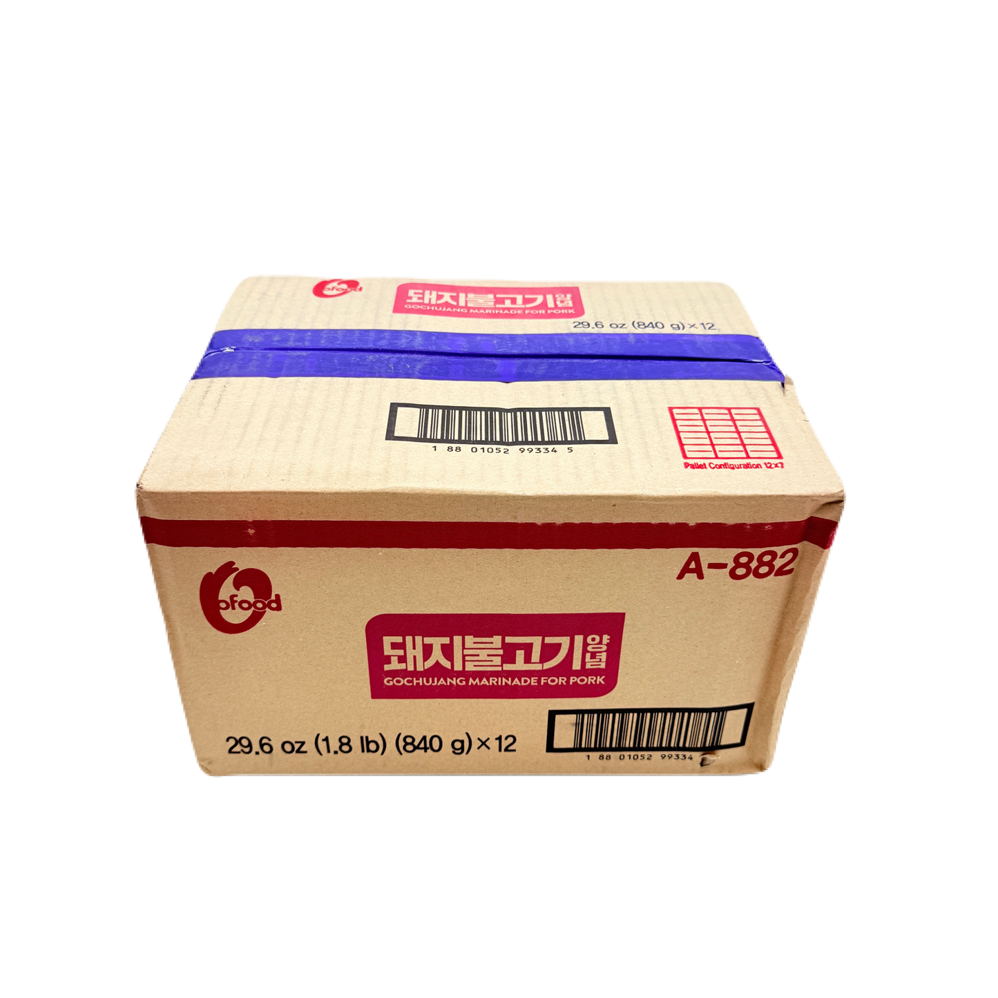 DS PORK BULGOGI SAUCE (840G*12) 청정원 돼지 불고기 양념