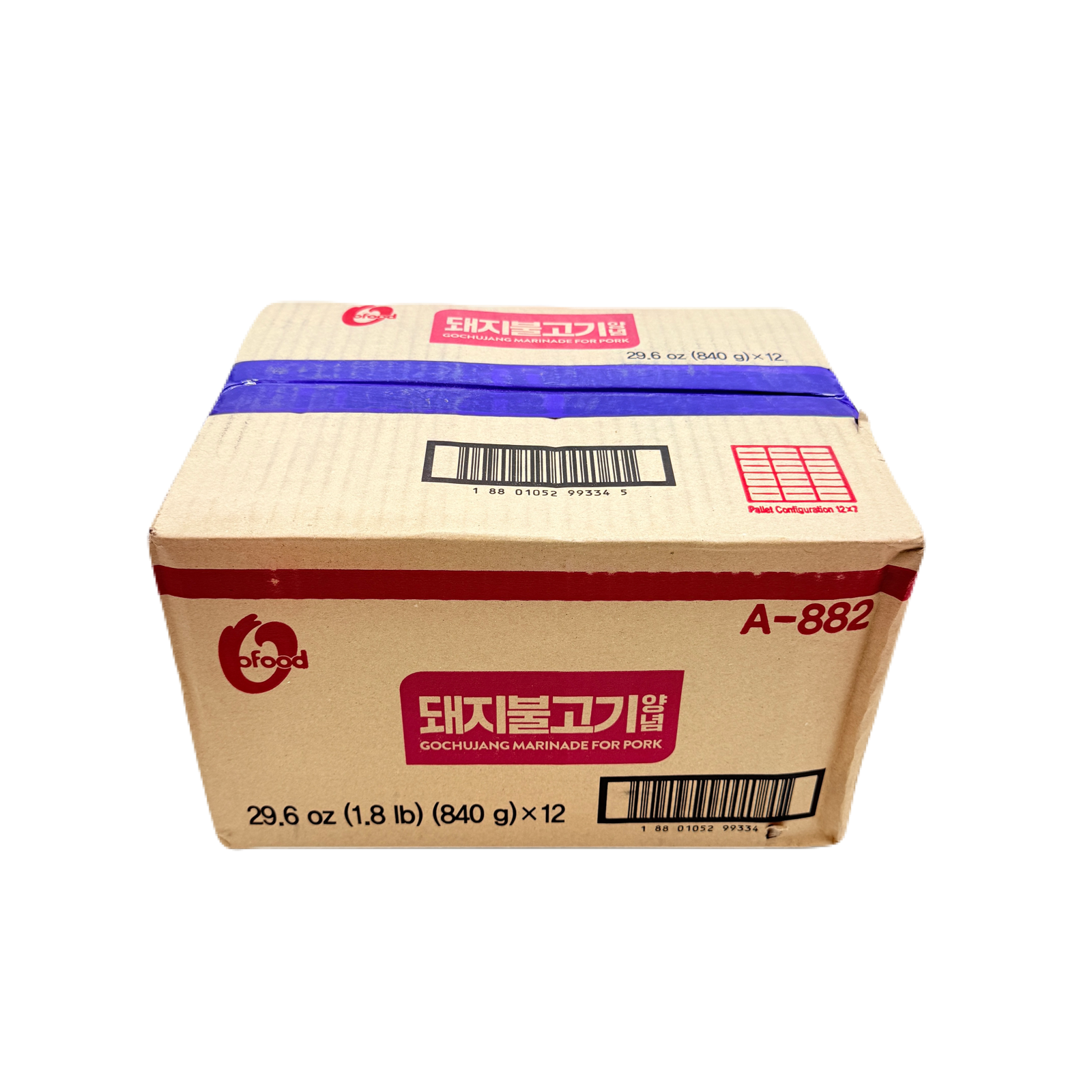 DS PORK BULGOGI SAUCE (840G*12) 청정원 돼지 불고기 양념