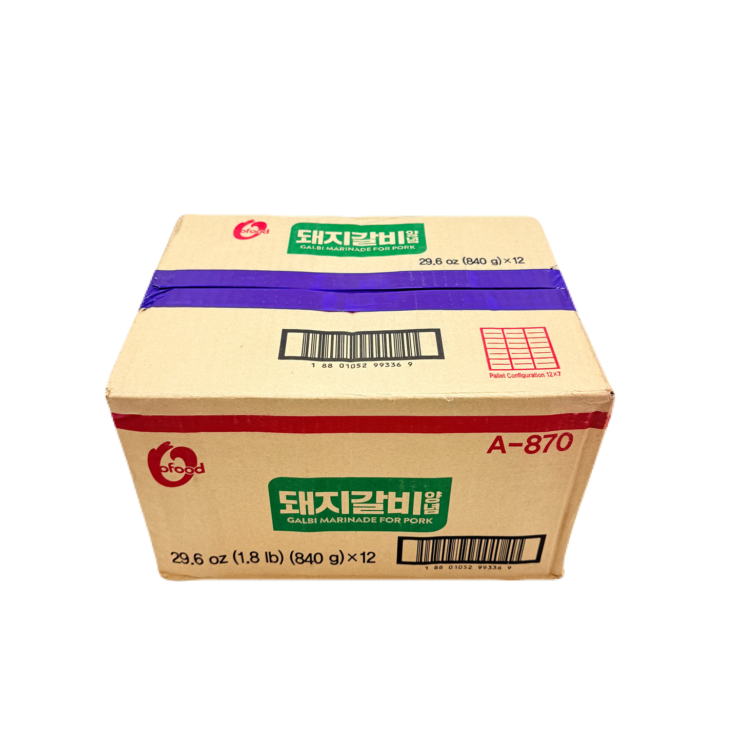 DS PORK KALBI SAUCE(840G*12)청정원 돼지갈비 양념