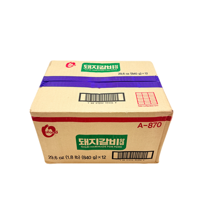 DS PORK KALBI SAUCE(840G*12)청정원 돼지갈비 양념