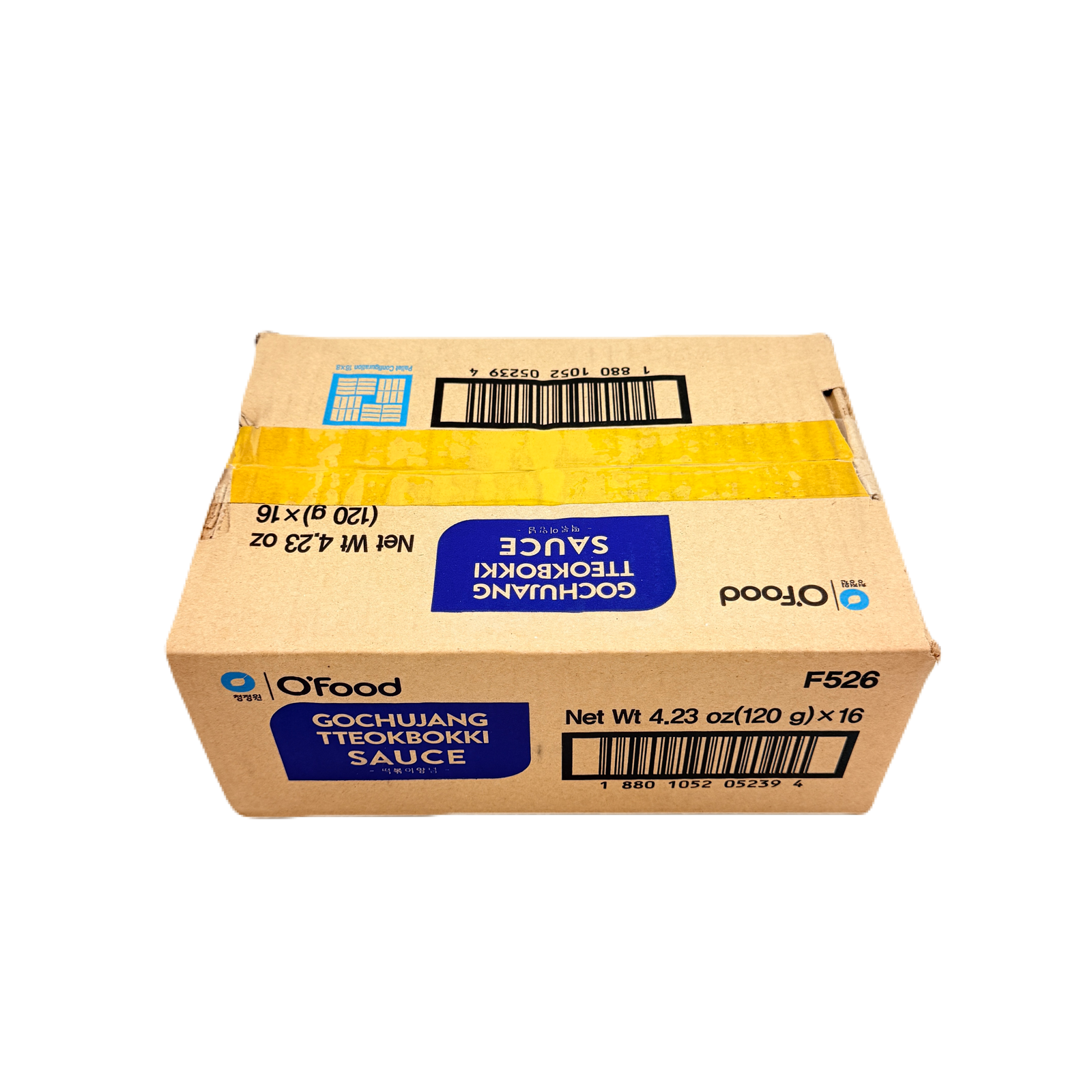 DS TOPPOKI SAUCE (120G*16) 청정원 오푸드 떡볶이양념