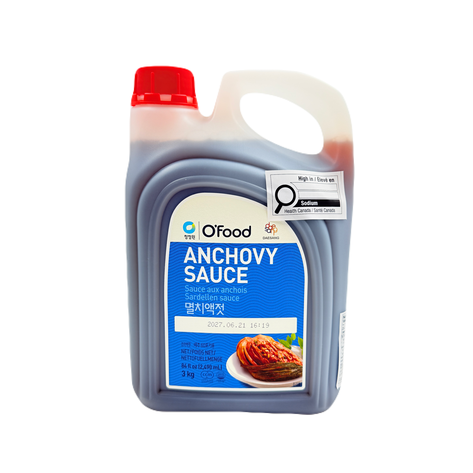 DS ANCHOVY SAUCE (3KG*4) 청정원 멸치액젓