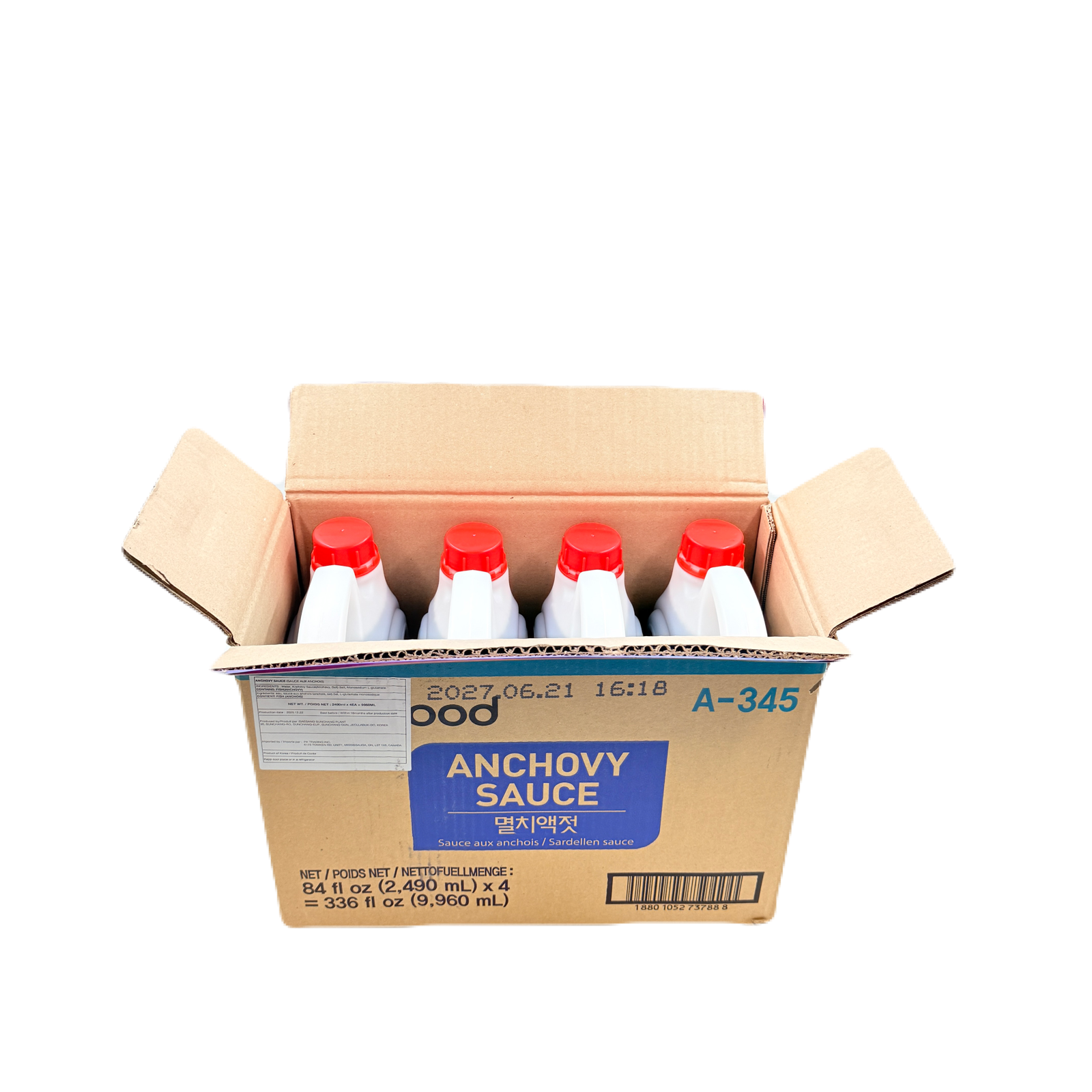 DS ANCHOVY SAUCE (3KG*4) 청정원 멸치액젓