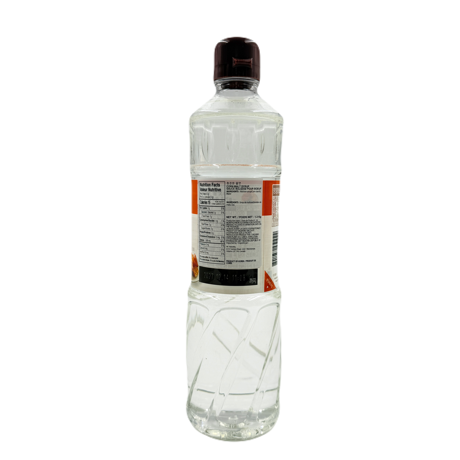 DS CORN MALT SYRUP (1.2KG*12) 청정원 물엿