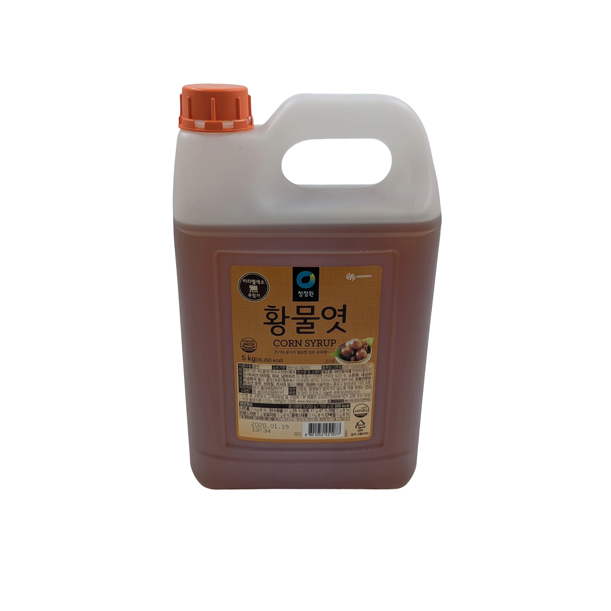 DS BROWN CORN MALT SYRUP (5KG*4) 청정원 황물엿