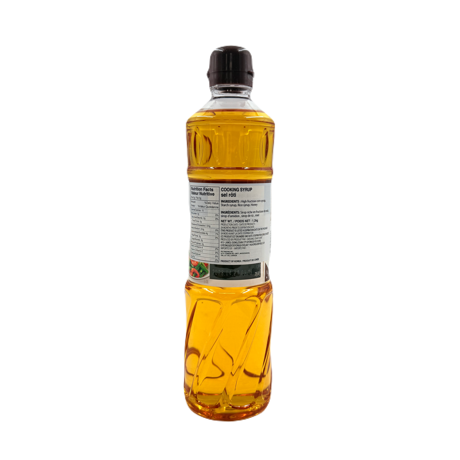 DS COOKING SYRUP (1.2KG*12) 청정원 요리당