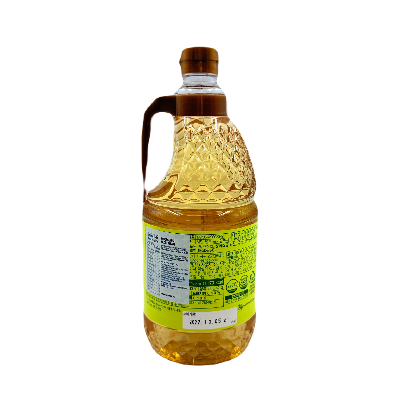 DS COOKING SAUCE (1.8L*6) 청정원 생강&매실 맛술