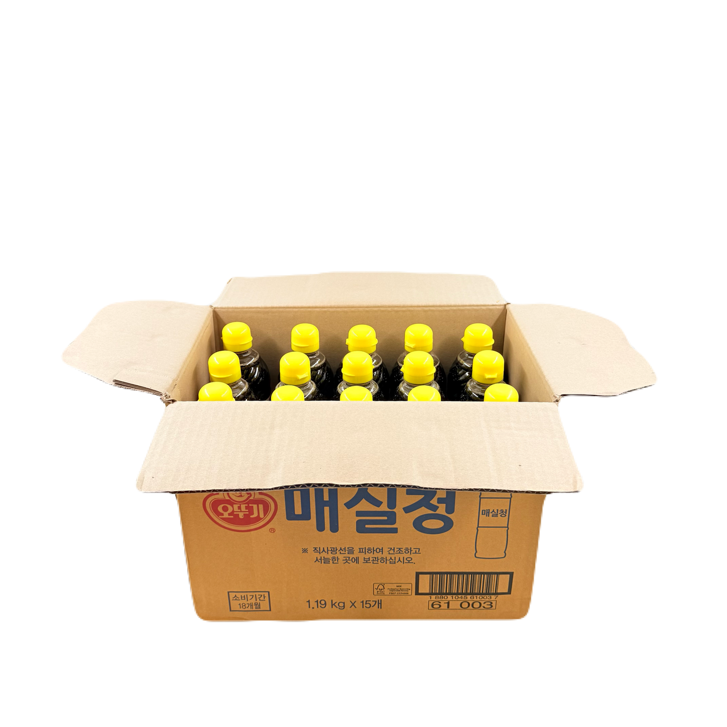 OTTOGI GREENPLUM EXTRACT (1.19KG*15) 오뚜기 매실청