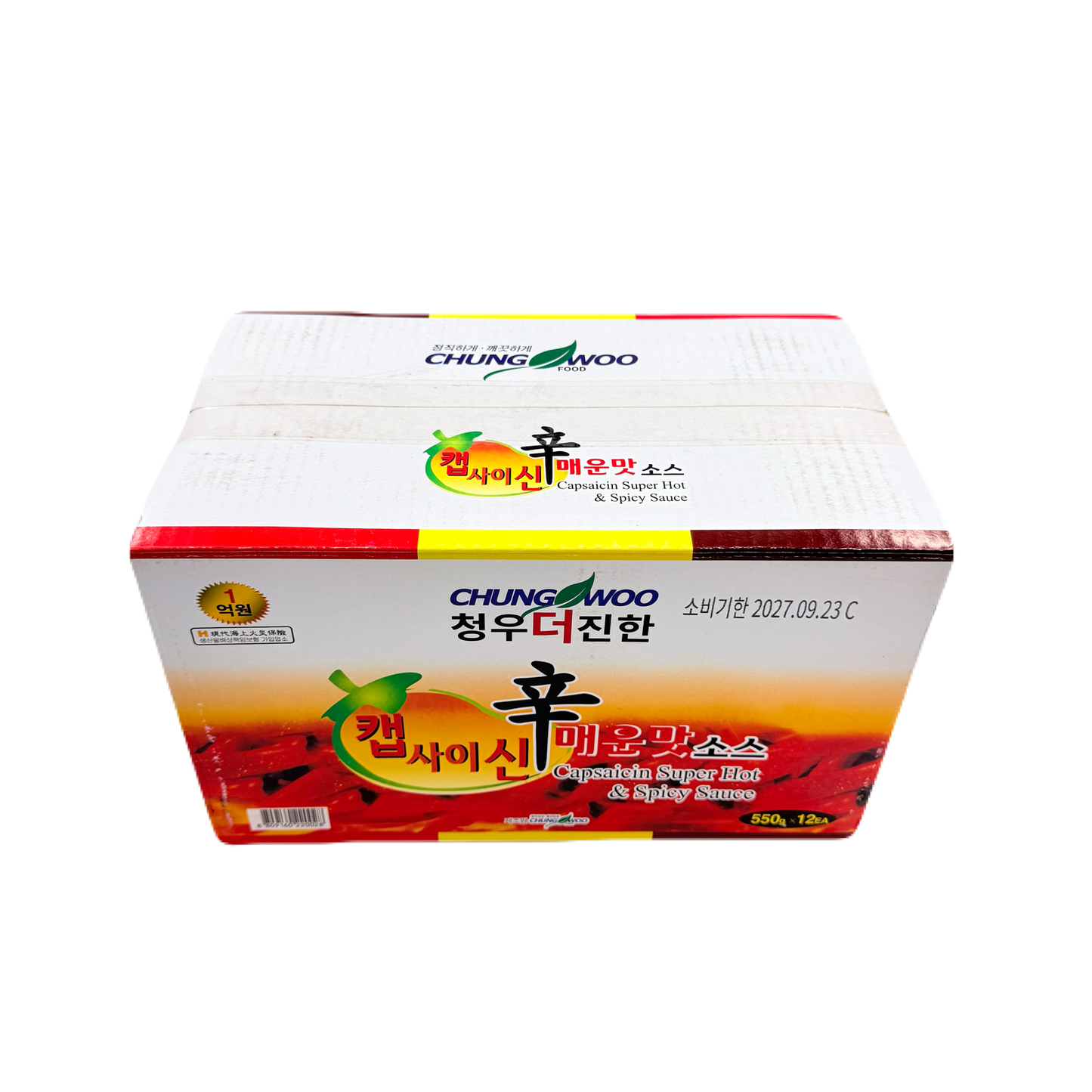 HOT CAPSAICIN SAUCE (550G*12) 움트리(청우) 캡사이신 소스