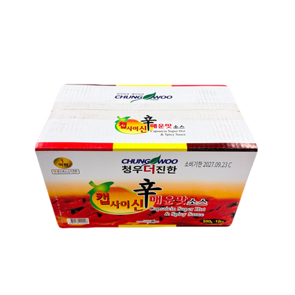 HOT CAPSAICIN SAUCE (550G*12) 움트리(청우) 캡사이신 소스