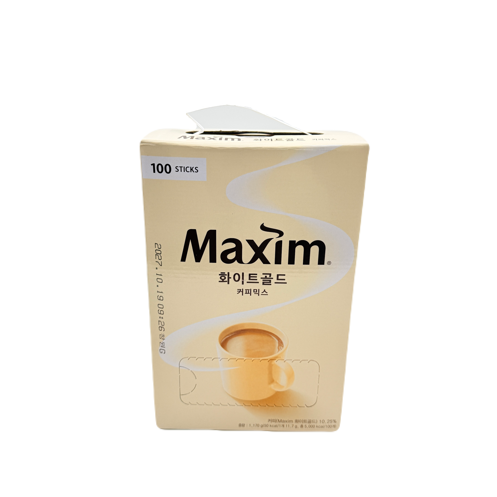 MAXIM MOCHA WHITE GOLD COFFEE MIX (1.18KG*8) 동서 맥심 모카 화이트 골드 100봉