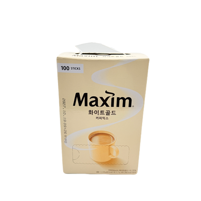 MAXIM MOCHA WHITE GOLD COFFEE MIX (1.18KG*8) 동서 맥심 모카 화이트 골드 100봉