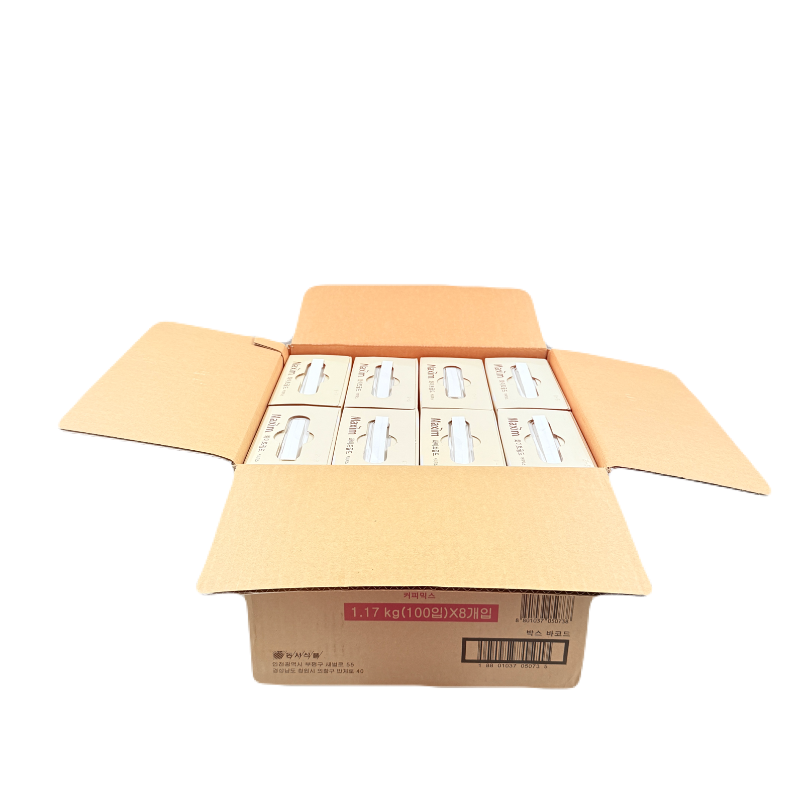 MAXIM MOCHA WHITE GOLD COFFEE MIX (1.18KG*8) 동서 맥심 모카 화이트 골드 100봉