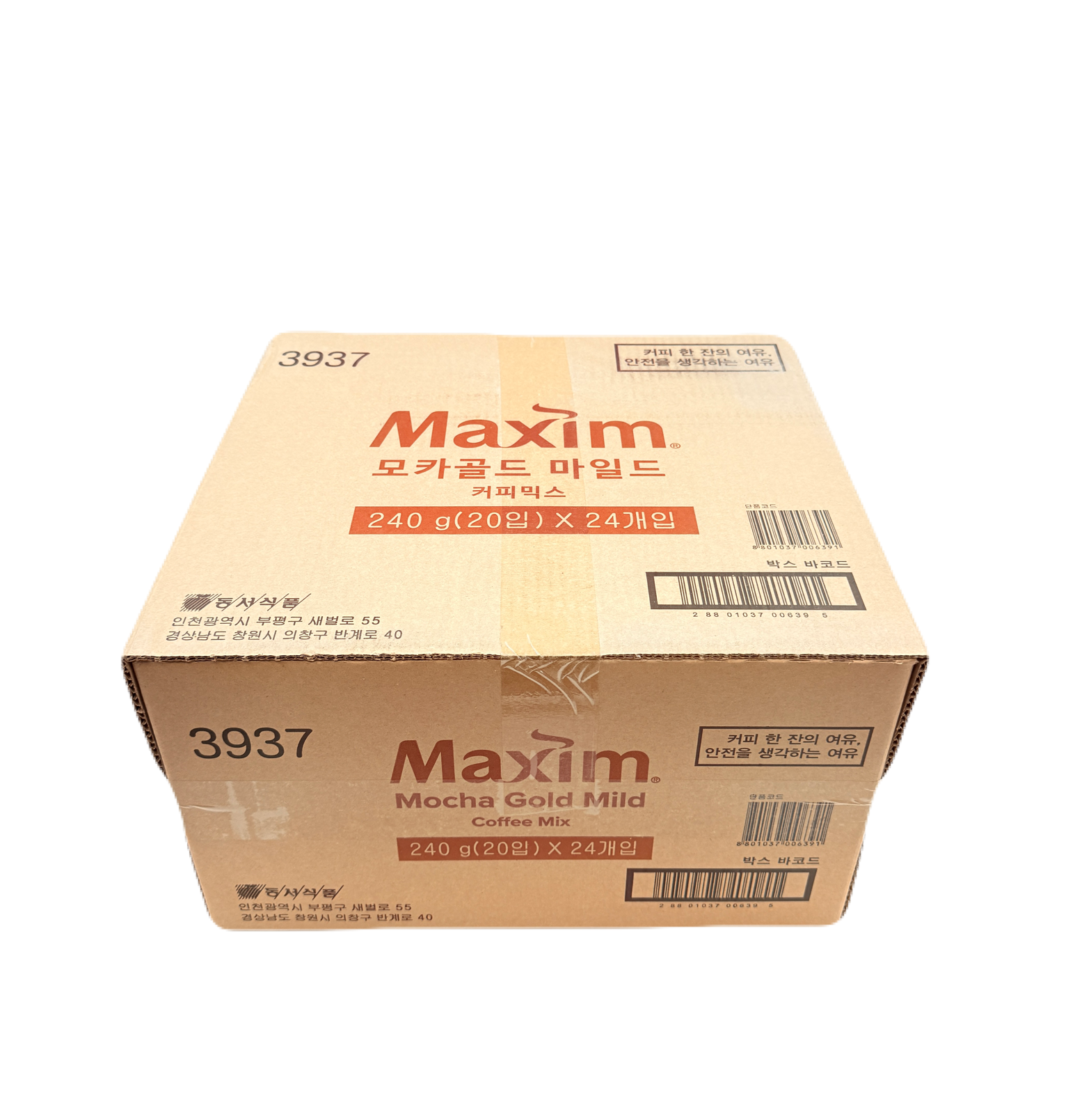 MAXIM INSTANT COFFEE MIX MOCAGOLD(240G*24EA) 동서 맥심 모카 골드 커피믹스 20봉
