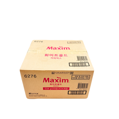 MAXIM INSTANT COFFEE MIX WHITEGOLD(234G*24EA) 동서 맥심 화이트 골드 커피믹스20봉