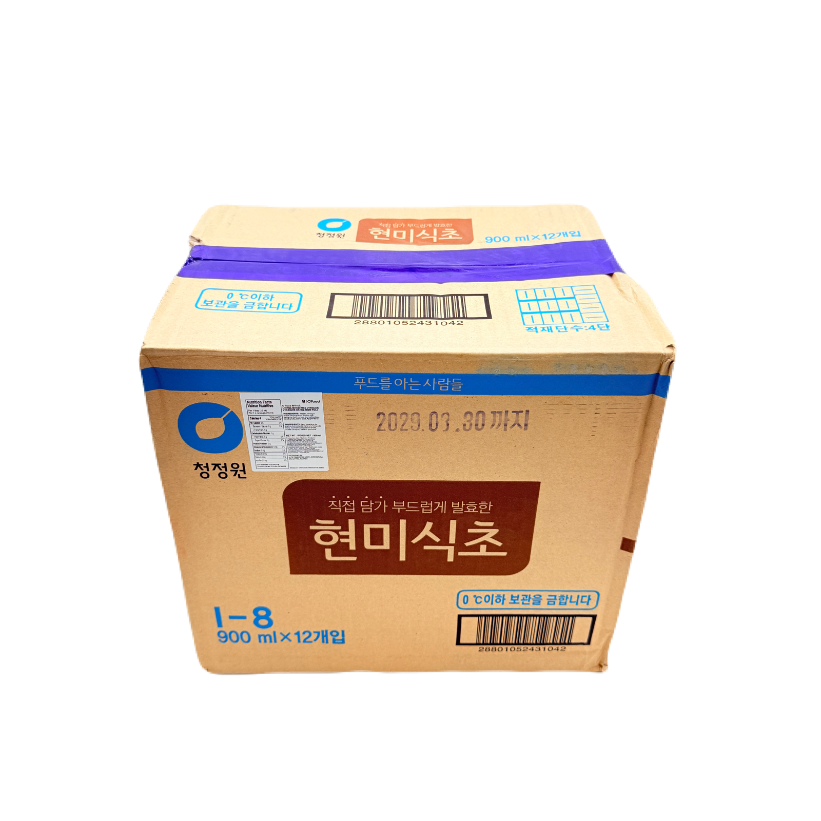 DS BROWNRICE VINEGAR  (900ML*12) 청정원 현미식초