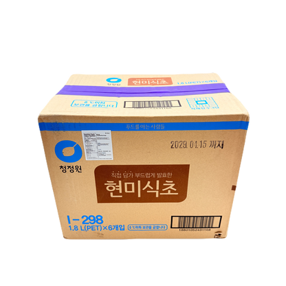 DS BROWNRICE VINEGAR  (1.8L*6) 청정원 현미식초