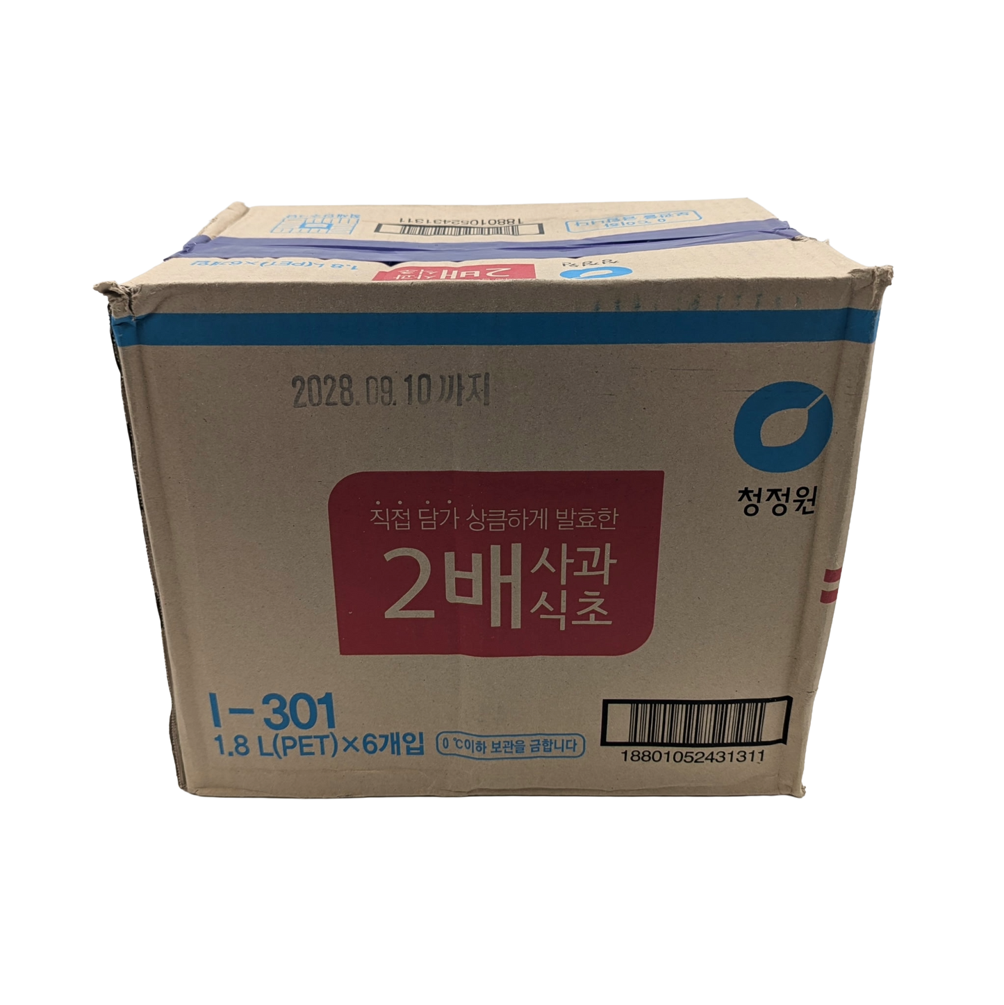 DS APPLE VINEGAR  (1.8L*6) 청정원 2배 사과식초