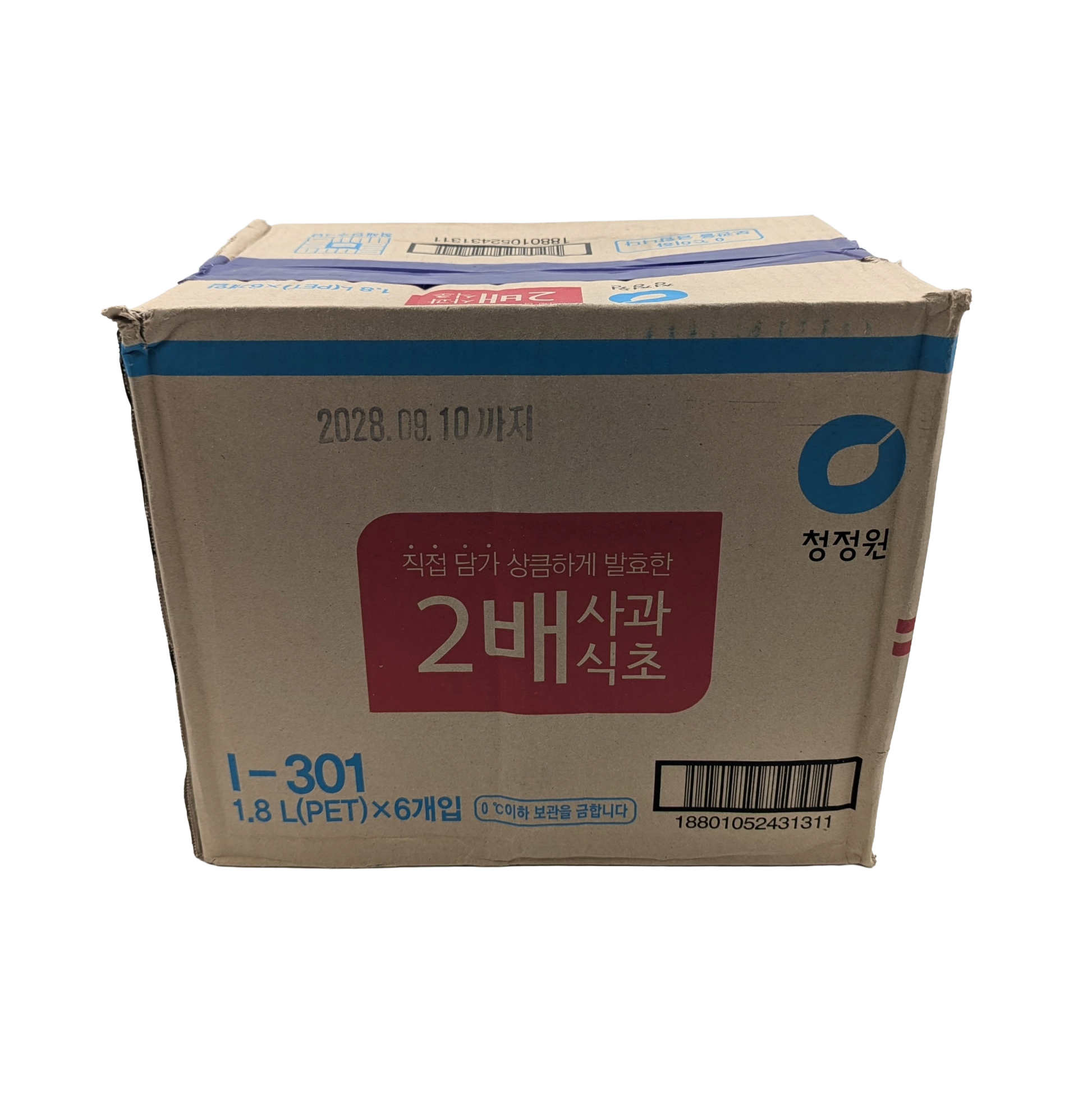 DS APPLE VINEGAR  (1.8L*6) 청정원 2배 사과식초