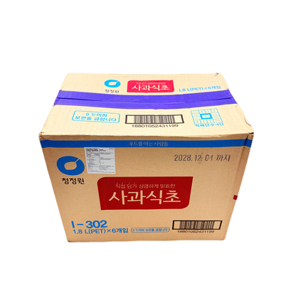 DS APPLE VINEGAR  (1.8L*6) 청정원 사과식초