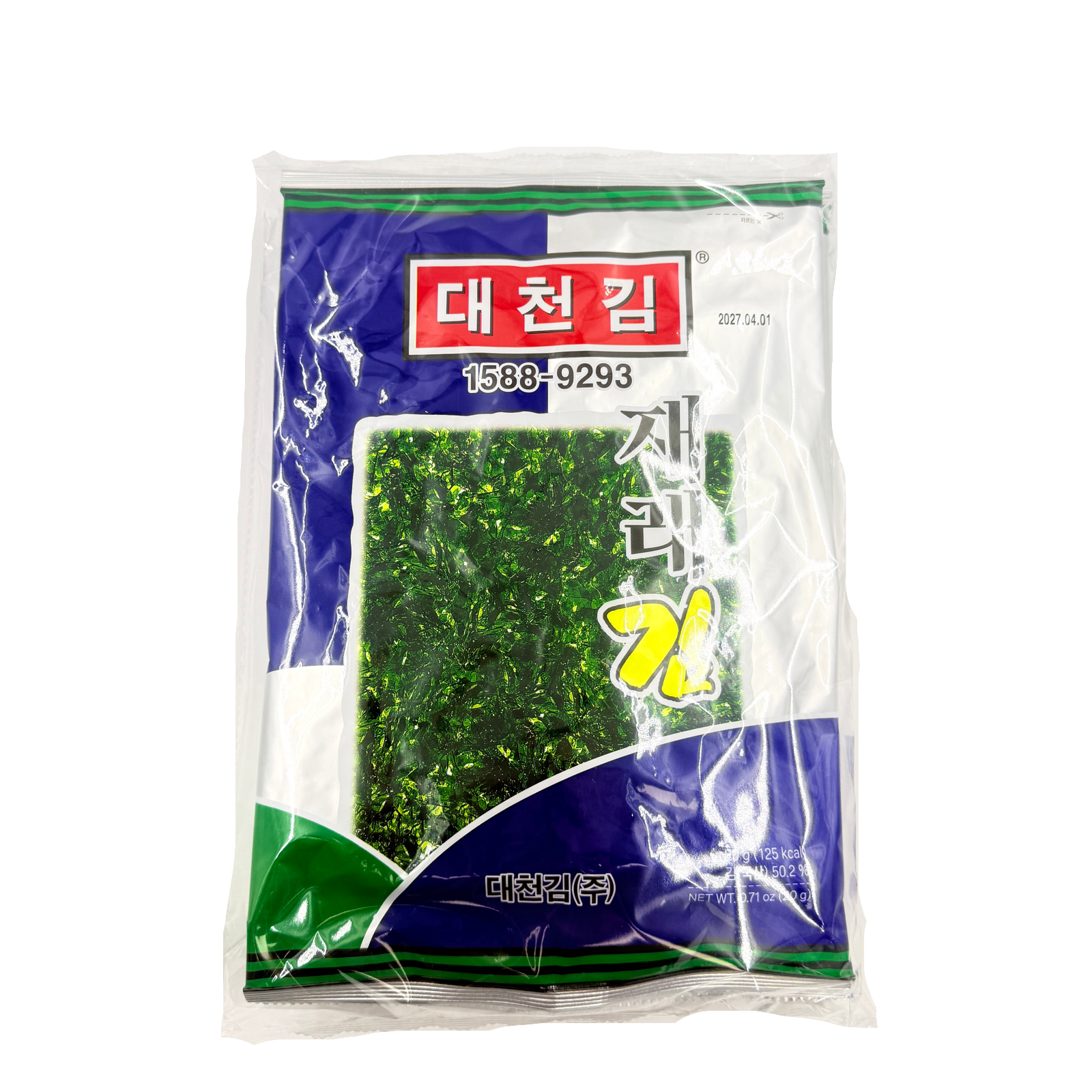 ROASTED LAVER JAERAE (20G*4)*10 대천김 재래 전장김