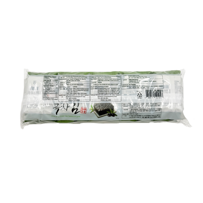 SEAWEED OLIVE OIL GREEN TEA SNACK (4G*10) * 12 대천김 10단 올리브 녹차 도시락 김