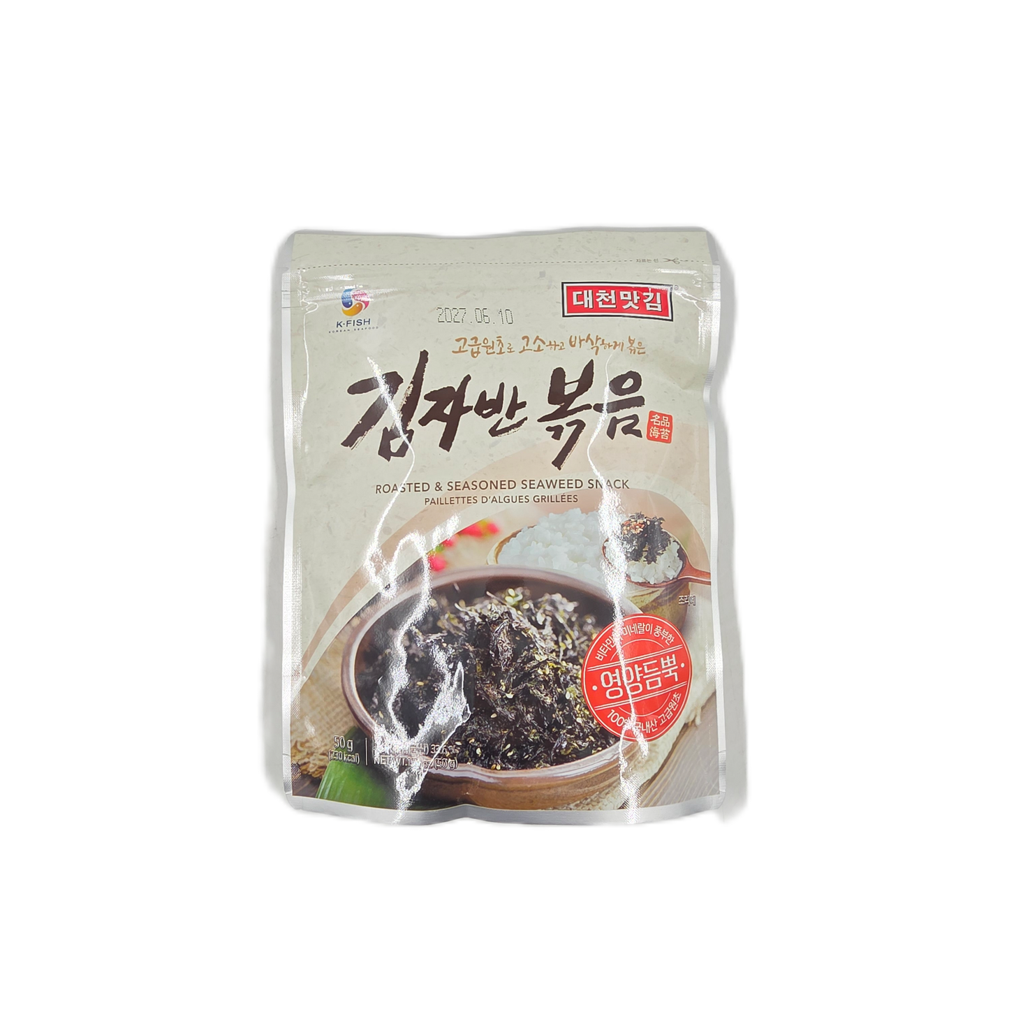 DACHEN ROASTED & SEASONED SEAWEED SNACK (50G*20) 대천김 김자반 볶음