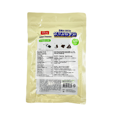 KAKAO FRIENDS KIMBAB SEAWEED REFILL (50G*20) 카카오 프렌즈 삼각김밥 김 (리필용50매)