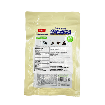 KAKAO FRIENDS KIMBAB SEAWEED REFILL (50G*20) 카카오 프렌즈 삼각김밥 김 (리필용50매)