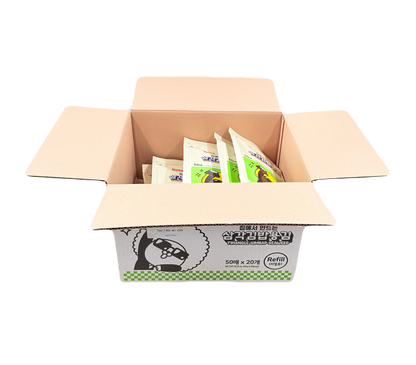 KAKAO FRIENDS KIMBAB SEAWEED REFILL (50G*20) 카카오 프렌즈 삼각김밥 김 (리필용50매)