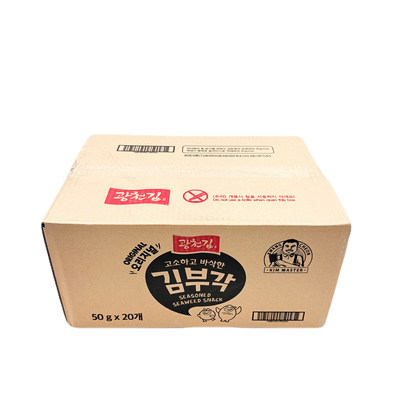 CRISPY SEAWEED CHIPS ORIGINAL (50G*20) 광천 김부각 오리지널