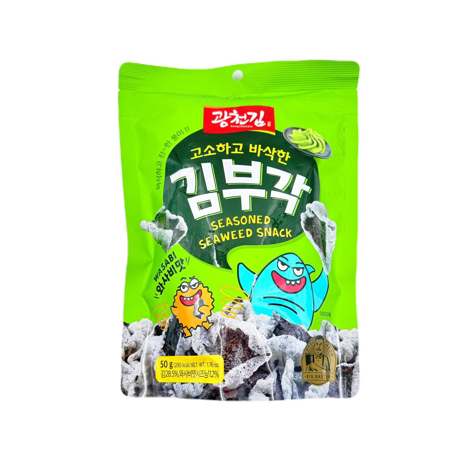 CRISPY SEAWEED CHIPS WASABI (50G*20) 광천 김부각 와사비맛