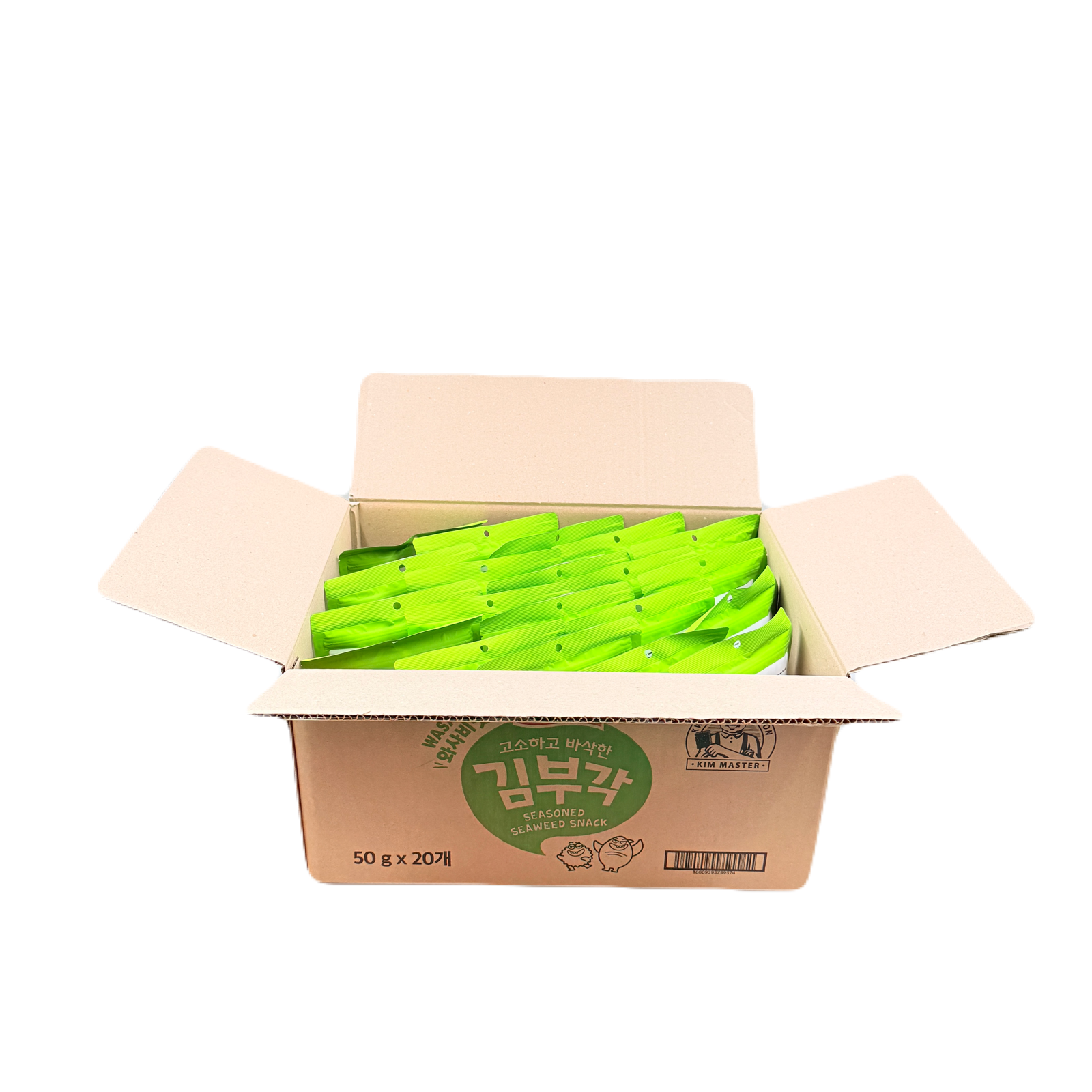 CRISPY SEAWEED CHIPS WASABI (50G*20) 광천 김부각 와사비맛