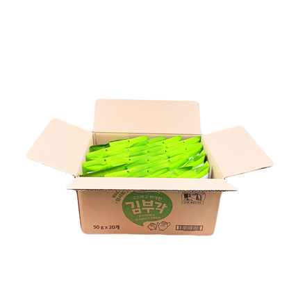 CRISPY SEAWEED CHIPS WASABI (50G*20) 광천 김부각 와사비맛