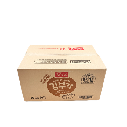 CRISPY SEAWEED CHIPS HONEY & CORN (50G*20) 광천 김부각 허니콘소메