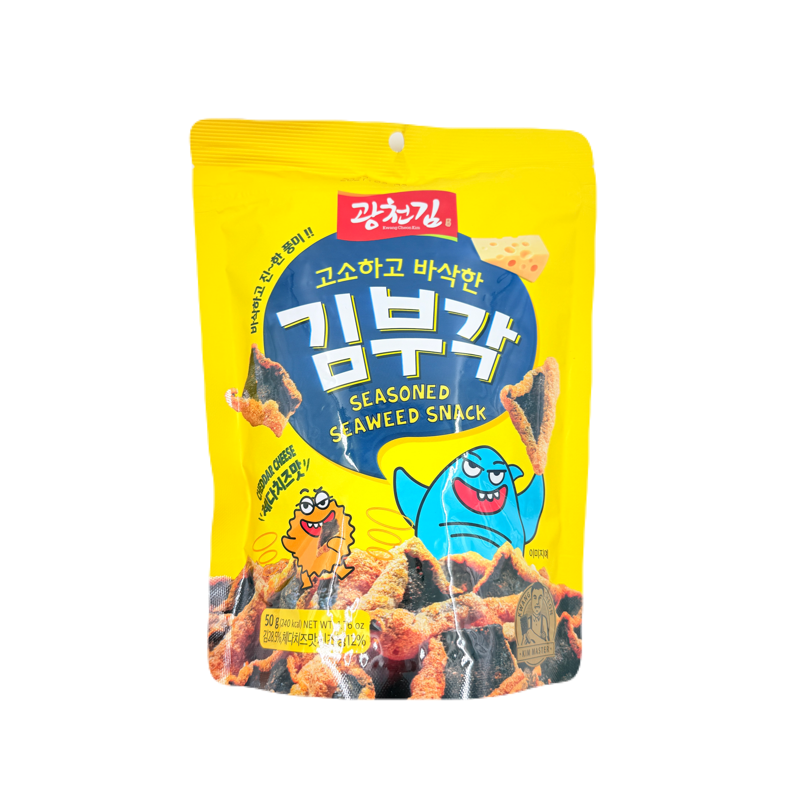 CRISPY SEAWEED CHIPS CHEDDAR CHEESE (50G*20) 광천 김부각 체다치즈맛