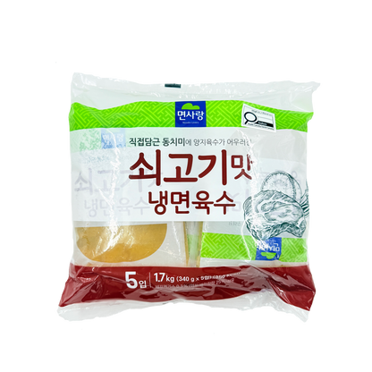 BROTH FOR COLD NOODLE- BEEF (340ML*5)*6  면사랑 쇠고기 냉면 육수
